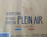 Œufs frais de poules élevées en plein air