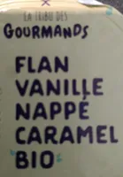 Flan vanille nappé caramel bio