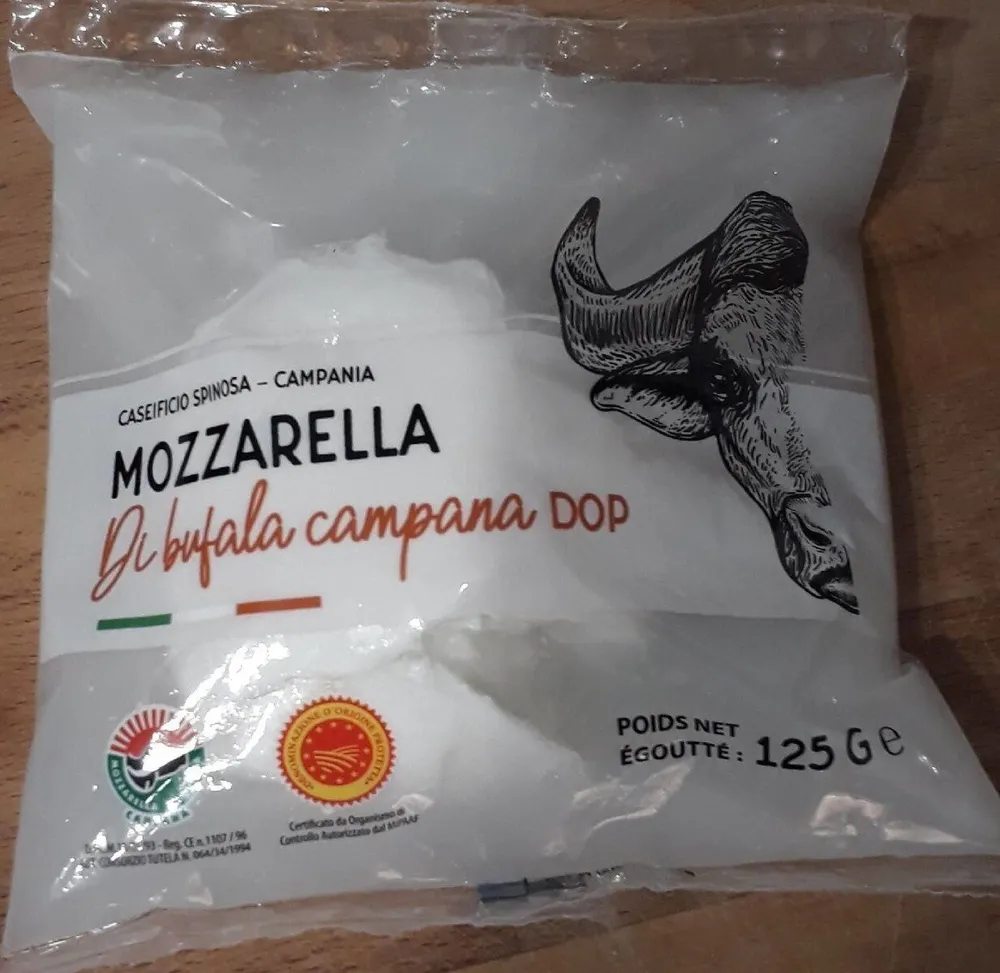 Mozzarella Di bufala campana DOP