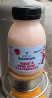 Yaourt à boire sucré, à la framboise