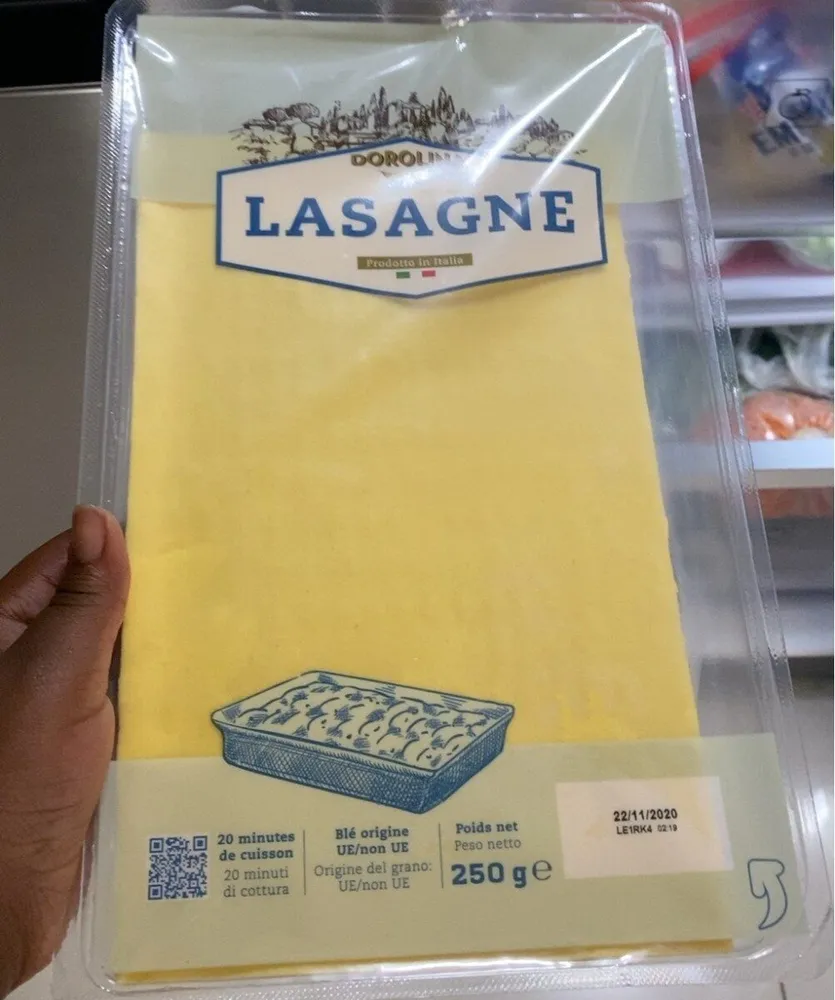 Feuille de lasagne