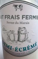 Lait frais fermier