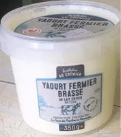 Yaourt fermier brassé au lair entier naturel