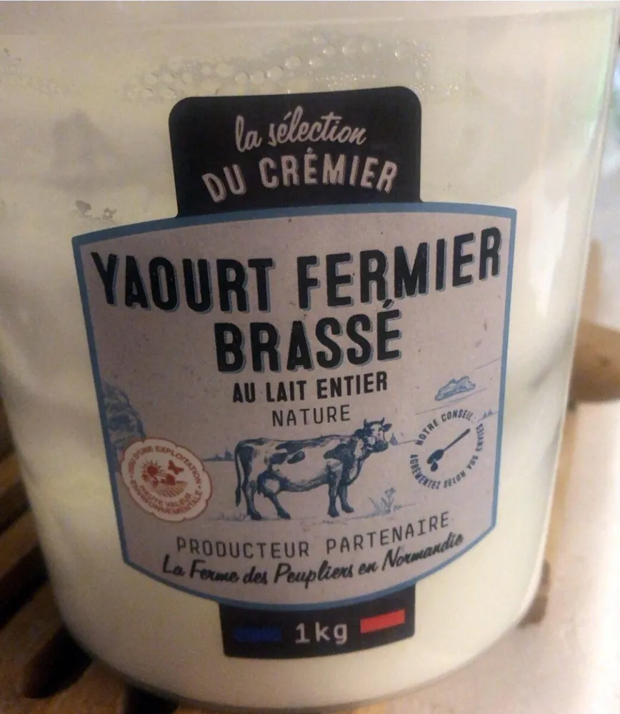 Yaourt fermier brassé