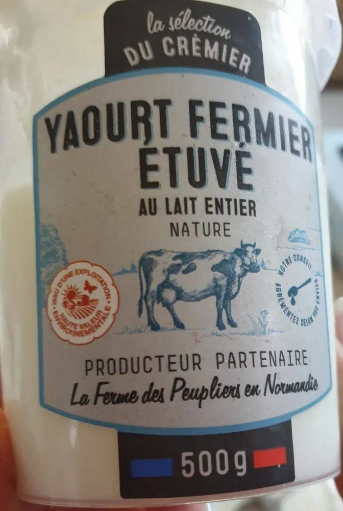 Yaourt fermier étuve