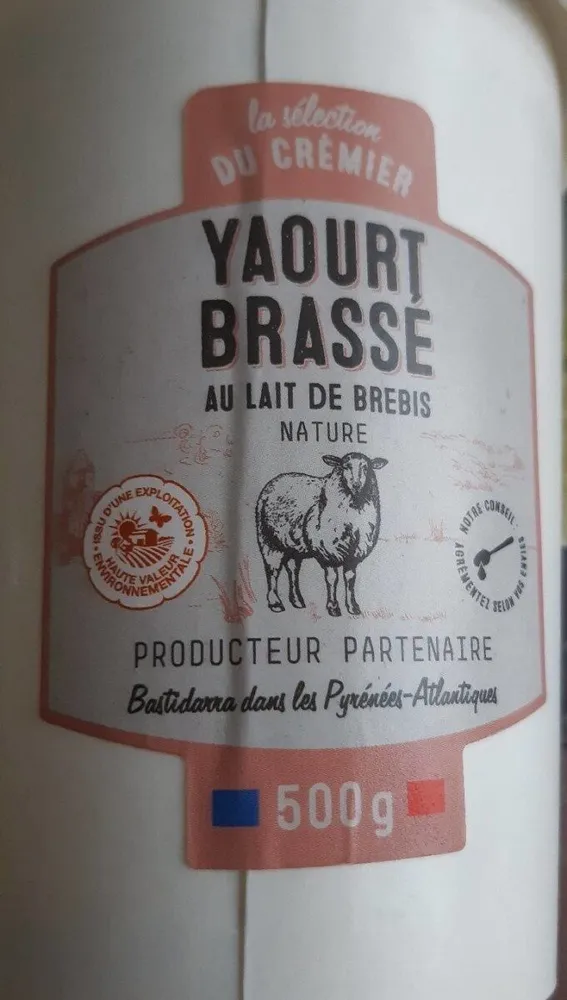 Yaourth brassé au lait de brebis