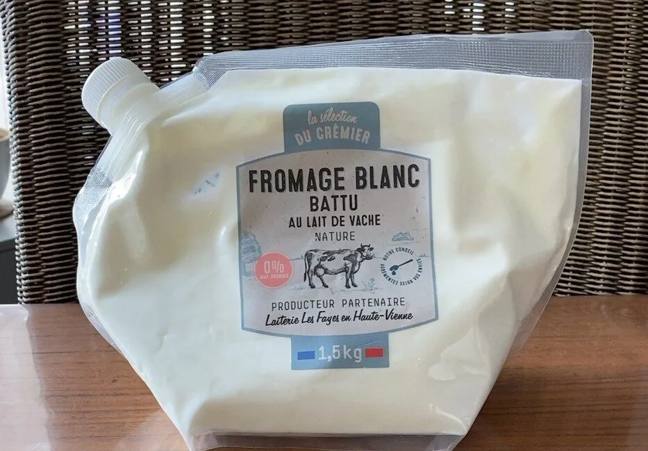 Fromage blanc battu au lait de vache nature