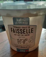 Fromage frais en faisselle au lait de vache nature
