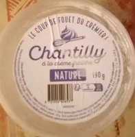 Chantilly à la crème nature