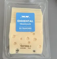 Emmental francais en tranches