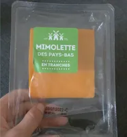 Mimolette des pays bas en tranche