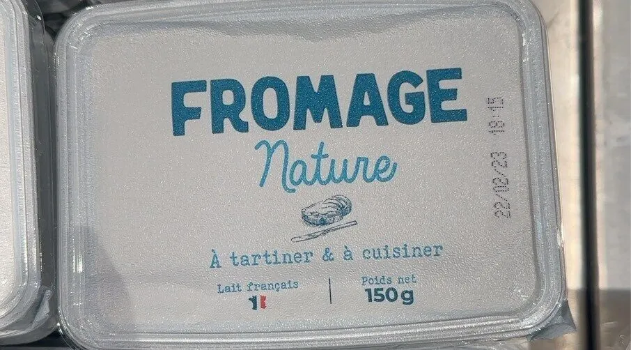 Fromage nature a tartiner &cuisiner