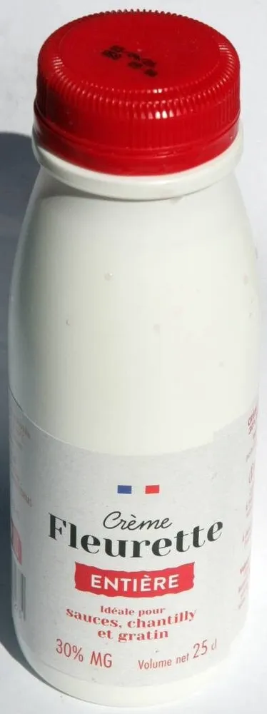 Crème Fleurette entière 30% MG