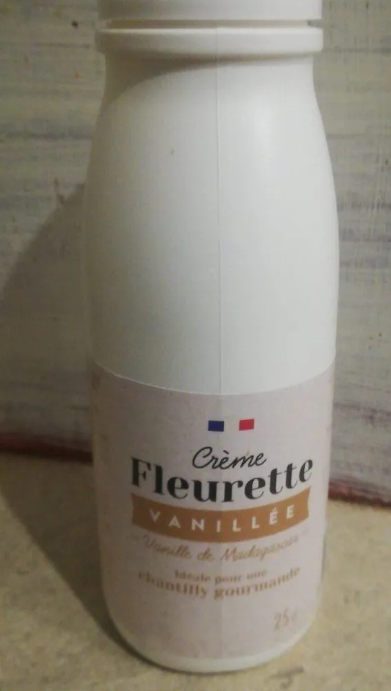 Crème fleurette vanillée