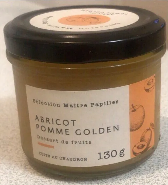 Dessert de fruits abricot pomme golden