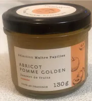 Dessert de fruits abricot pomme golden
