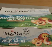 Yaourts fruits jaunes français
