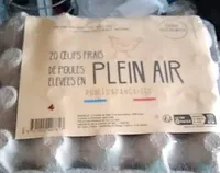 Œuf de poule élevé en Plein air calibre petit ou moyen