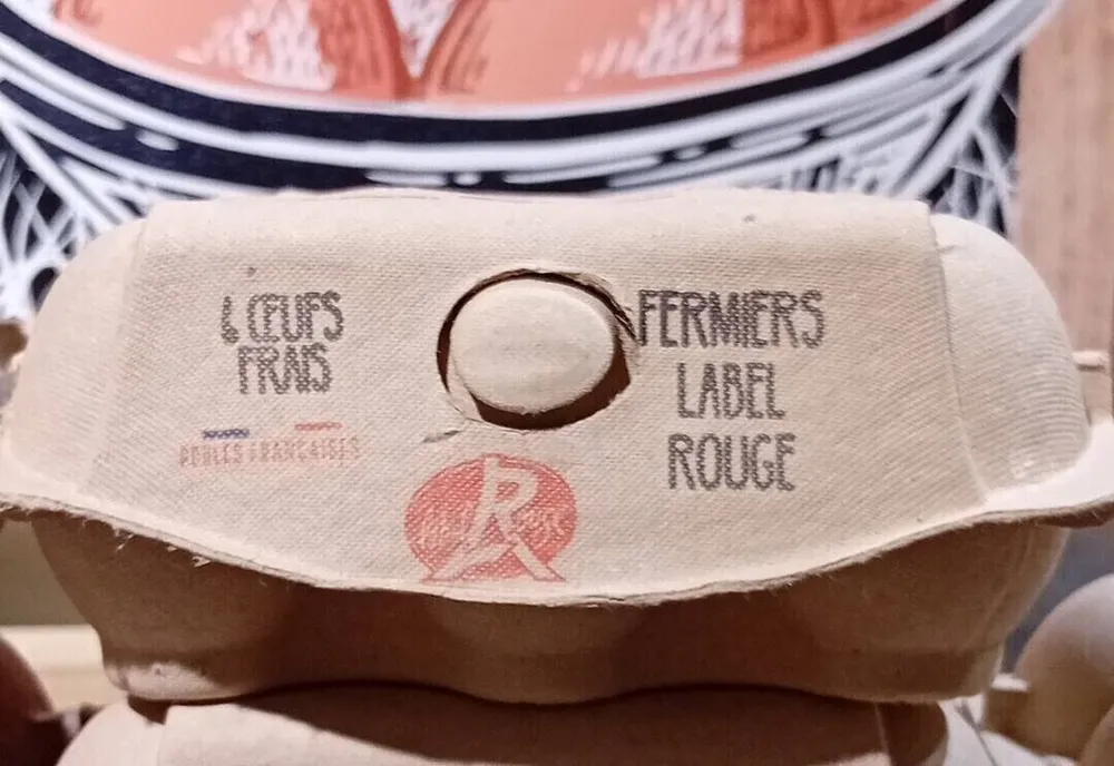 6 œufs frais fermiers label rouge