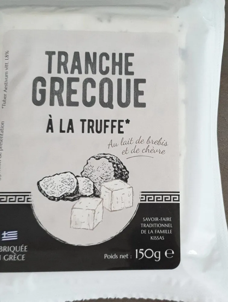Tranche grecque a la truffe