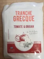 Tranche grecque tomate et origan