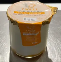 Yaourt infusé au romarin sur lit d’abricot
