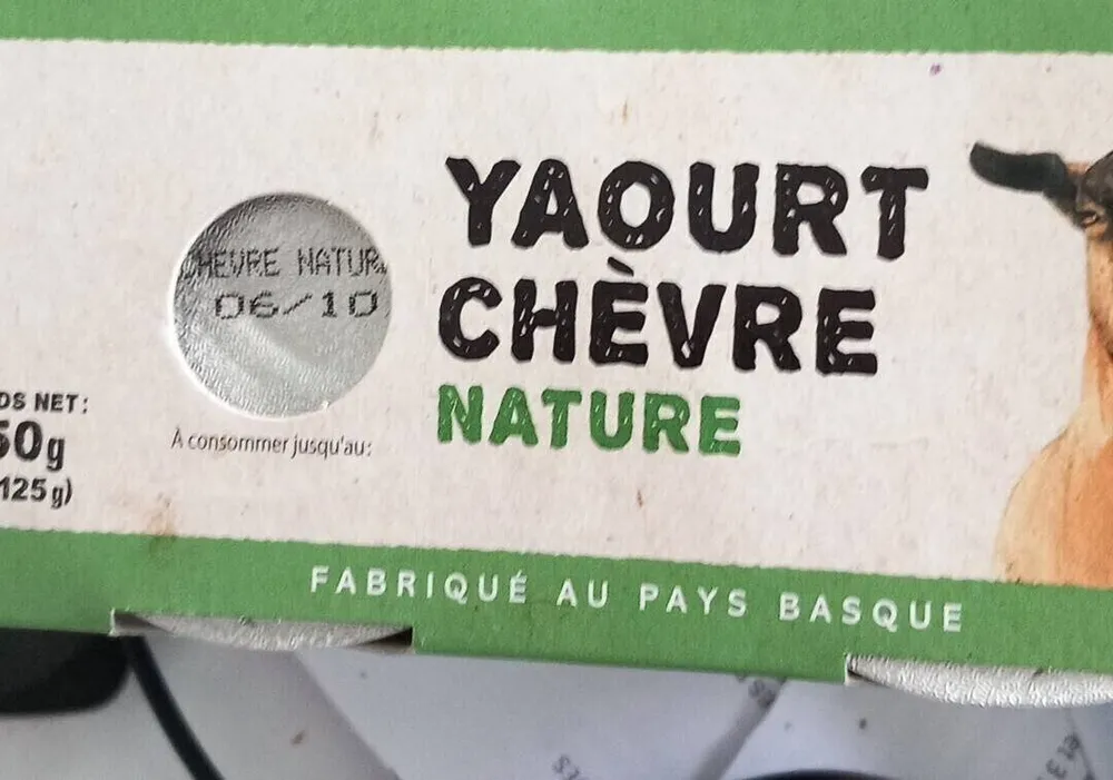 Yaourt chèvre nature