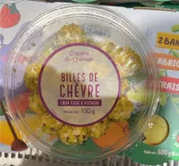 Billes de chèvre coeur figue & pistache