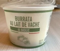 Burrata au lait de vache au basilic
