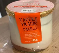 Yaourt fraise basilic