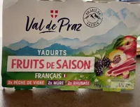 Yaourts fruits de saison