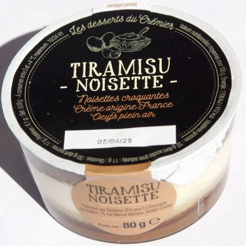Tiramisu noisette