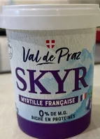 SKYR MYRTILLE FRANÇAISE 0% DE M.G. RICHE EN PROTÉINES