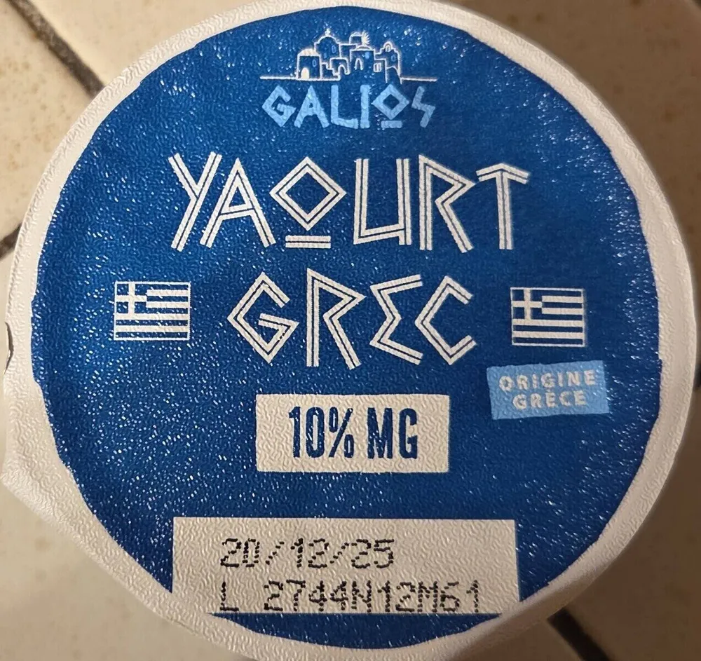 Yaourt grec 10% MG