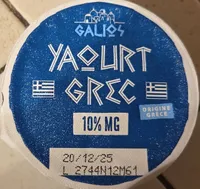Yaourt grec 10% MG