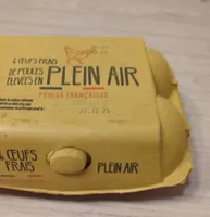 6 œufs frais de poules élevées en plein air