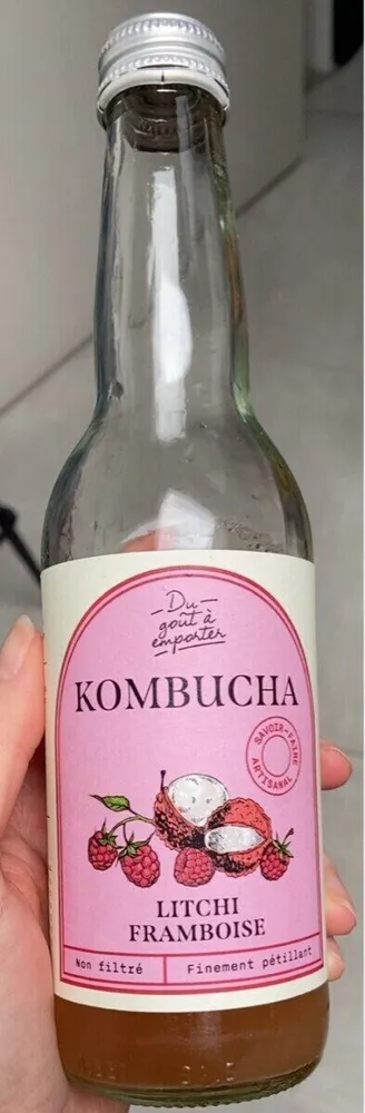 KOMBUCHA LITCHI FRAMBOISE