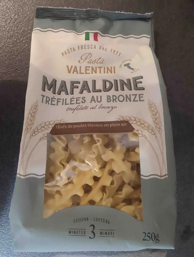 Mafaldine, tréfilées au bronze