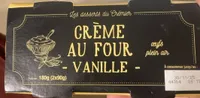 Crème au four, vanille