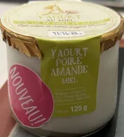 YAOURT POIRE AMANDE MIEL