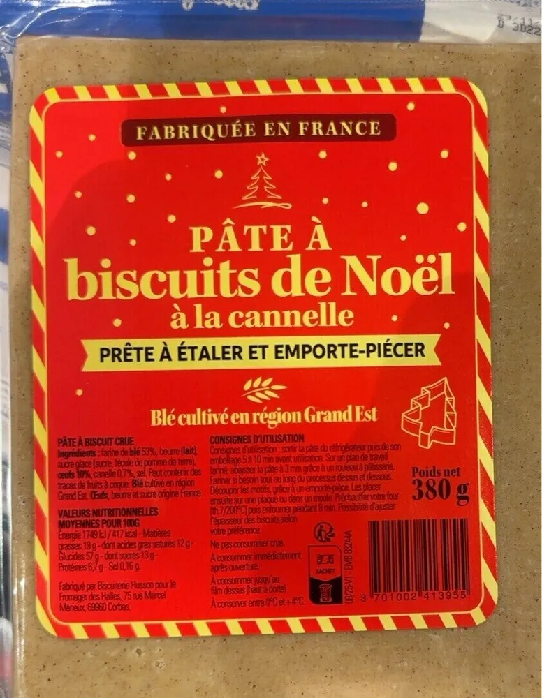 Pate a biscuits de Noel