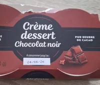 Crème dessert chocolat noir