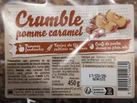 Crumble pomme caramel