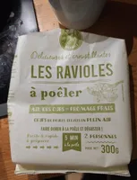 Ravioles à poêler ail des ours et fromage frais