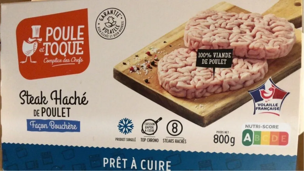 Steak haché de poulet façon bouchère