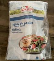 Filets de poulet saumurés à 20%