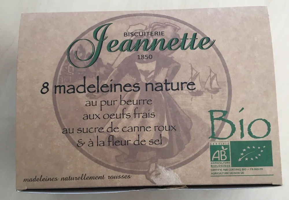8 Madeleines Nature Bio