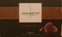 Boite coeur chocolat - marbrées nature