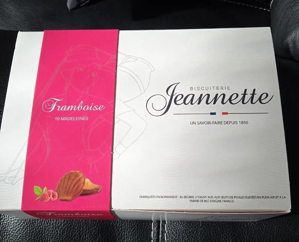 Madeleines framboises