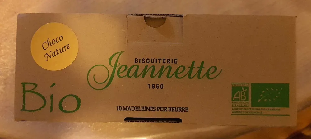 Madeleines Choco nature